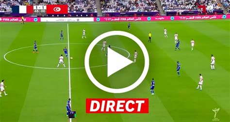 match en direct aujourd'hui.